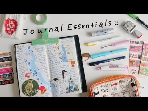 Journalling In Upstate New York 📓 My Travel Journal Essentials!!