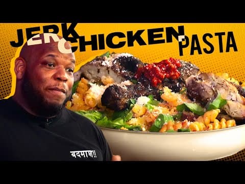 Luxurious Leftovers: Jerk Chicken Pasta Skillet | Fridge Diving W/ Meyhem Lauren