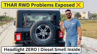 Mahindra Thar Rwd Diesel Real Owner Review | Headlight Quality Zero | Def Problem Exposed