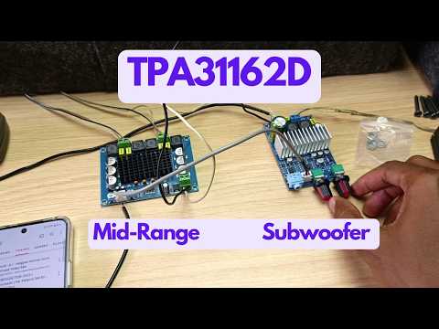 Tpa31162d Amplifiers Boards; Full Range And Subwoofer Boards Review