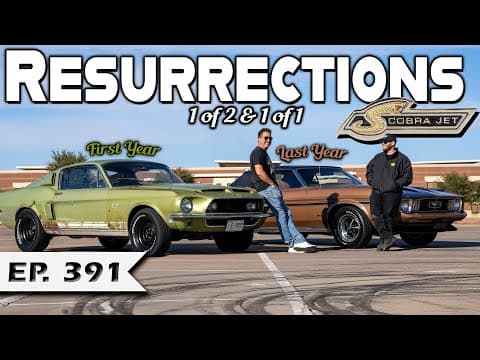 First And Last Of The Cobra Jet Mustang - 1968.5 Kr & 1973.5 Q Code Convertible!