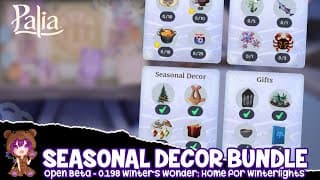 Seasonal Decor Bundle | Palia Winter's  Wonder: Home For Winterlights Patch 0.198