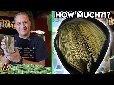 Collecting The Money From 9 Vending And Claw Machines!