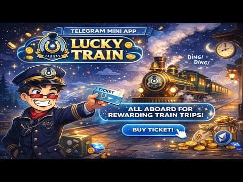 🚂 Luckytrain And Their Unique Approach To Web3 Gaming On Ton Blockchain!