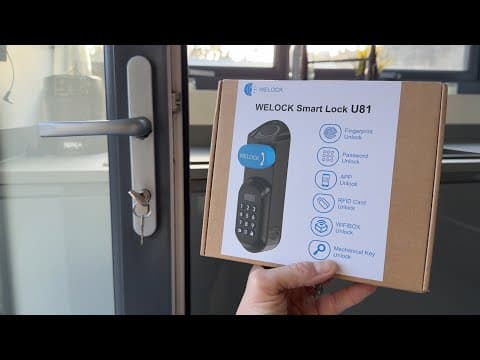 The Smartest Smart Lock!? Welock U81 Smart Lock Unboxing, Fitting & Demo!