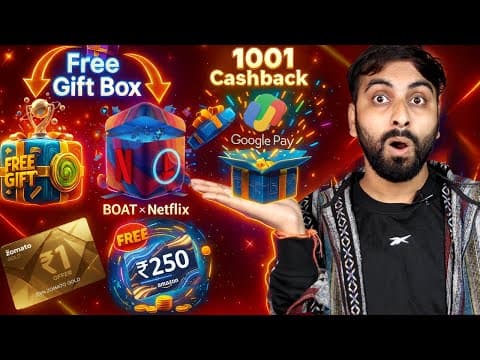 Top 7 Must-try Free Offers Today | Google Pay Cashback, Free Tooth Cleaning, Zomato, Samsung & More!