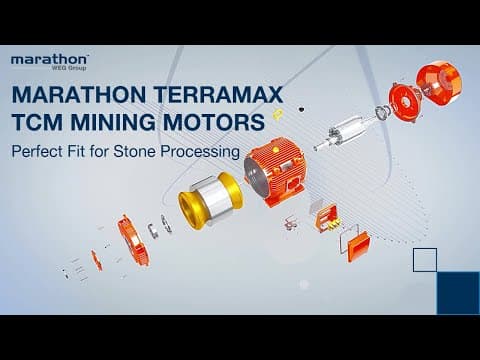 Terramax Tcm Mining Motors By Marathon Electric | Heavy-duty Performance For Mining Industry