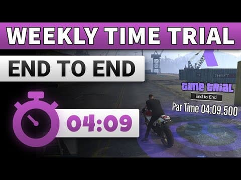 Gta 5 Time Trial This Week End To End | Gta Online Weekly Time Trial End To End (04:09)
