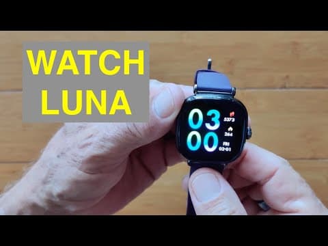 Xiaomi Udfine Watch Luna Bt Calling Ip68 Always-on Amoled Lady's Smartwatch: Unboxing & 1st Look