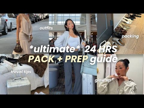 Ultimate *pack + Prep* Guide For Vacation | Travel Essentials, Glow Up, Packing Tips + More!