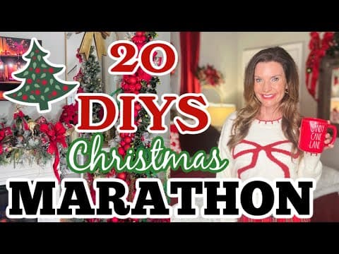 🎄20 Diys Christmas Marathon Decorating + Crafting! I Love Christmas Ep 23 Olivias Romantic Home Diy