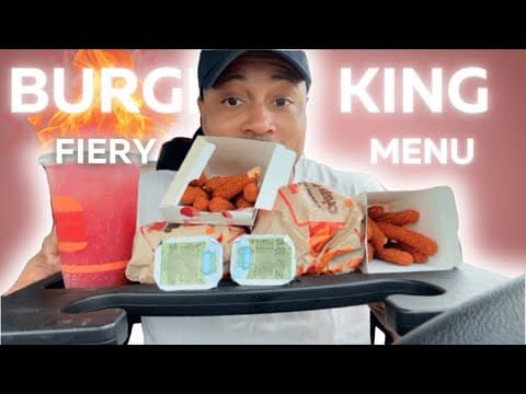 @burgerking New Fiery Menu Review!!! 🔥🔥
