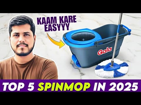 Top 5 Spin Mops In India 2025 | Best Spin Mop For Floor Cleaning | Best Spin Mop Under 1000 | Review