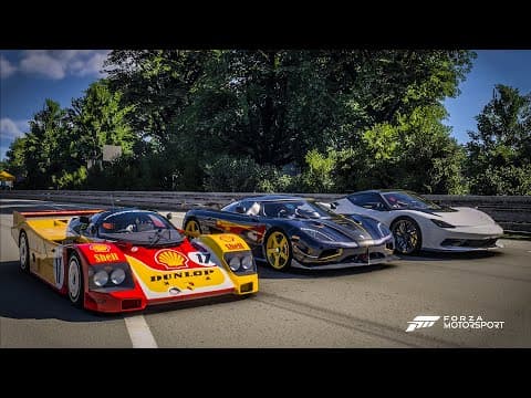 Forza Motorsport Drag Race: Koenigsegg Agera Rs Vs Porsche 962c Vs Pininfarina Battista