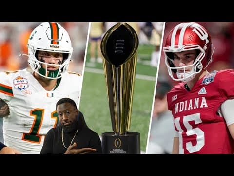 Miami Hurricanes Vs Indiana Hoosiers | Ncaa National Championship Game | Live Reactions & Commentary