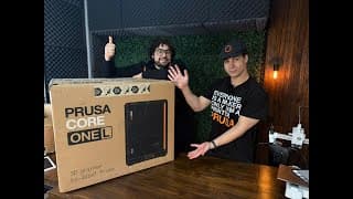 PRUSA PERO L -  UNBOXING EN VIVO