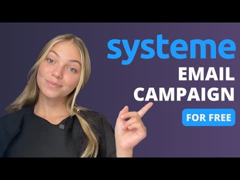 How To Create An Email Campaign With Systeme.io (step By Step)