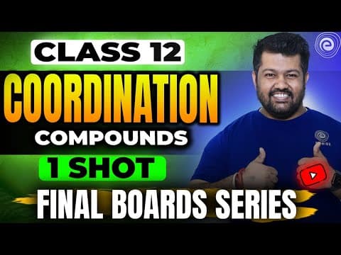 Important Questions Of Coordination Compounds #boards 2024 #score Booster   Bharat Panchal