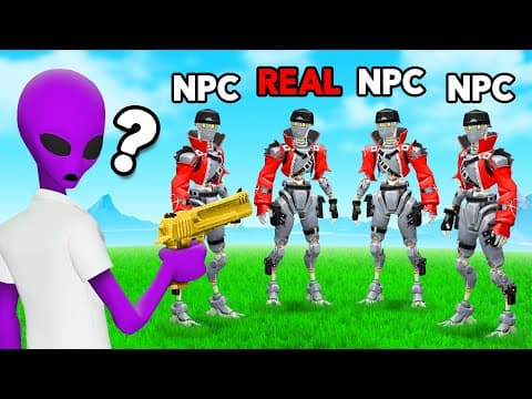 Find The Fake Person In Fortnite!