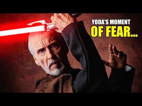 Why Dooku Traumatized Yoda During Their Duel On Geonosis
