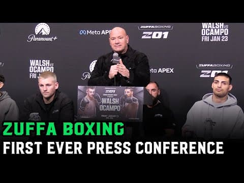 Zuffa Boxing 1: Press Conference (full)