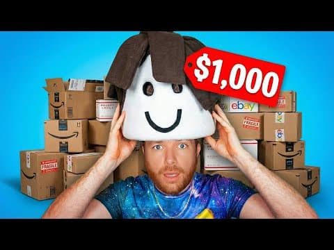 I Spent $1,000 On The Most Cursed Roblox Merch!