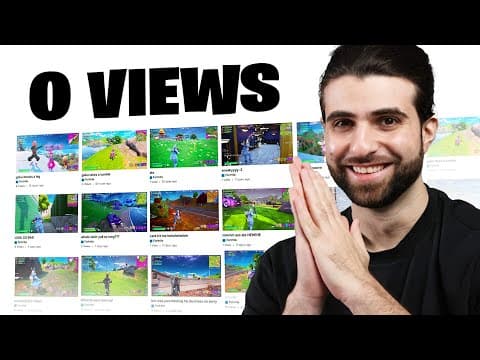 I Found Fortnite Clips With Zero Views!