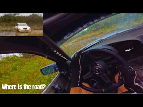 E36 Street Drift Through A Forest *pov*