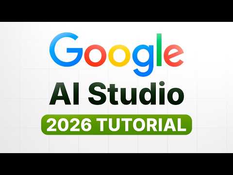 Google Ai Studio For Beginners (2026)
