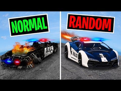 Everytime I Crash My Cop Car Gets Randomized... Gta 5 Rp