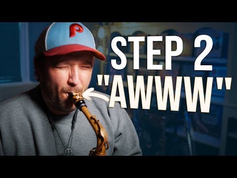 3 Easy Steps For A Pro Saxophone Sound!