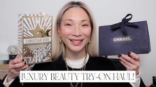 Luxury Beauty Try-on Haul! Chanel | Dior | Chantecaille