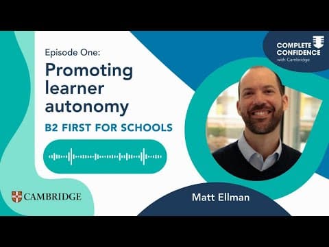 Term 1, Episode 1: Promoting Learner Autonomy