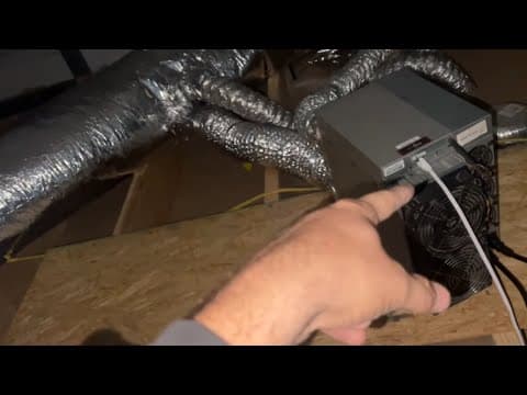 Antminer L7 In My Hvac For Heat