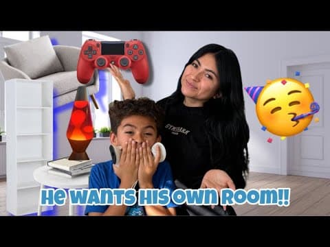 Setting Up My Sons First Bedroom!! | Yoatzi