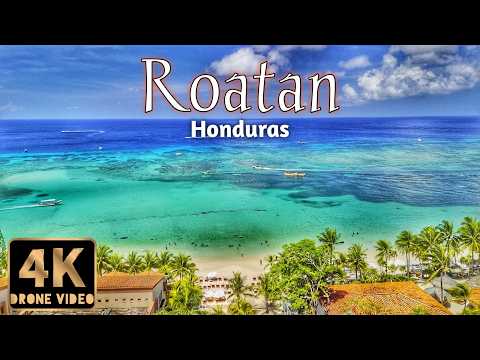 Roatán, Honduras 4k Hdr Drone