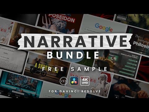Narrative Bundle Free Sample For Davinci Resolve