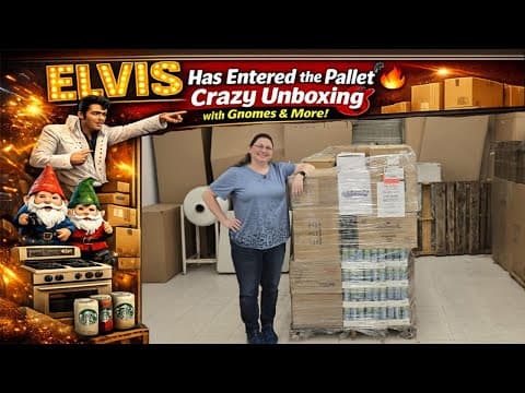 Elvis Has Entered The Pallet 🎸🔥 | Crazy Unboxing With Gnomes & More!