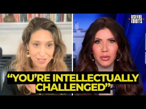 Katie Halper Humiliates Kristi Noem On Ice