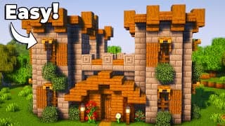 Minecraft: How To Build An Easy Survival Castle