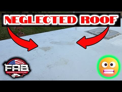 Restore Your Rv/camper/bus Roof With 1 Product To Make Look New Again!