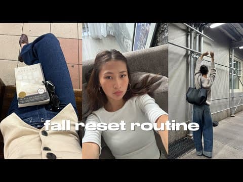 My Fall Reset Routine In Nyc (working At Cafes, Cooking, Reading)
