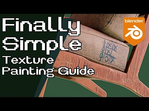Finally: Texture Painting In Blender Made Simple