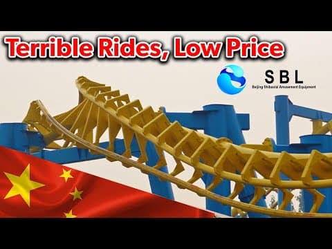 Chinese Knockoff Roller Coaster Company Tried To Hire Me - Sbl Rides Explained