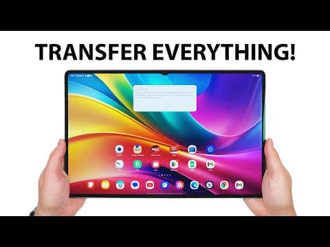 Fastest Galaxy Tab S11 Ultra Setup Method! (transfer Everything!)