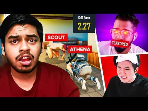 Are Bgmi Streamers Actually Pro ?killed By 2kd Players On Stream Ft. Scout Best Moments Pubg Mobile