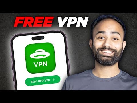 Best Free Vpn For Iphone - Ufo Vpn | No Logs & Fast Servers (hindi)
