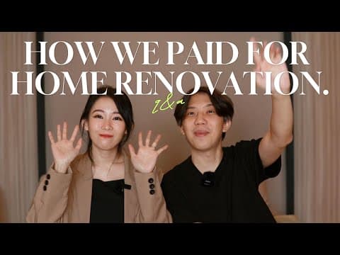 We Renovated Our Mom’s Hdb Flat — Here’s How We Actually Paid For It