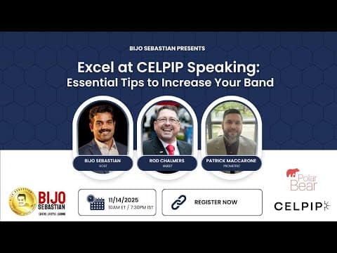 Excel At Celpip Speaking|international Students In Canada|celpip Test Prep