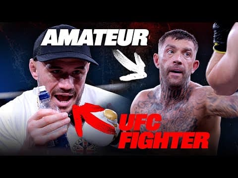 Ufc Fighter Corners Amateur! (second Fight Ever!)